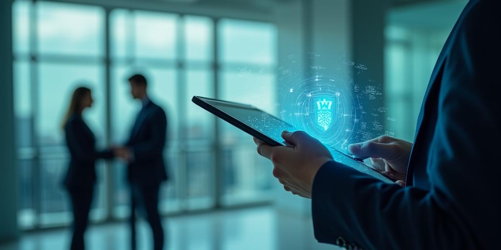 Concetto di sicurezza dei dati e protezione della privacy professionale
